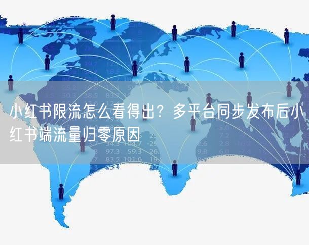 小红书限流怎么看得出？多平台同步发布后小红书端流量归零原因