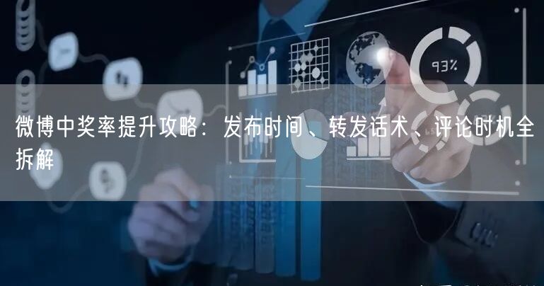 微博中奖率提升攻略：发布时间、转发话术、评论时机全拆解