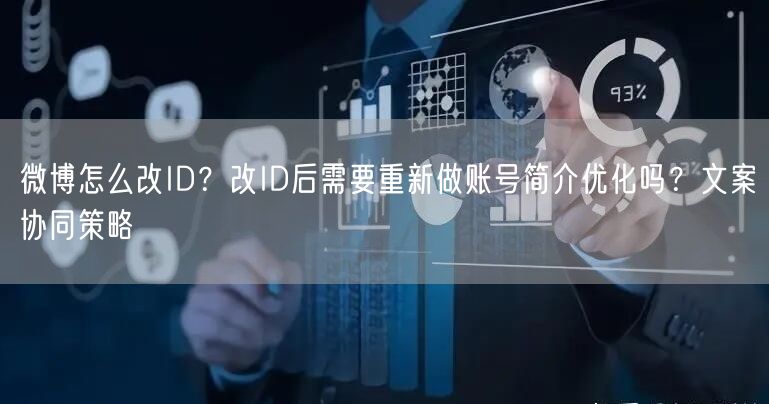 微博怎么改ID？改ID后需要重新做账号简介优化吗？文案协同策略